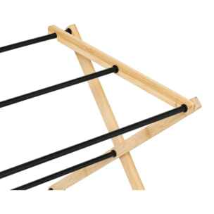 Étendoir à linge accordéon pliant 106x56cm