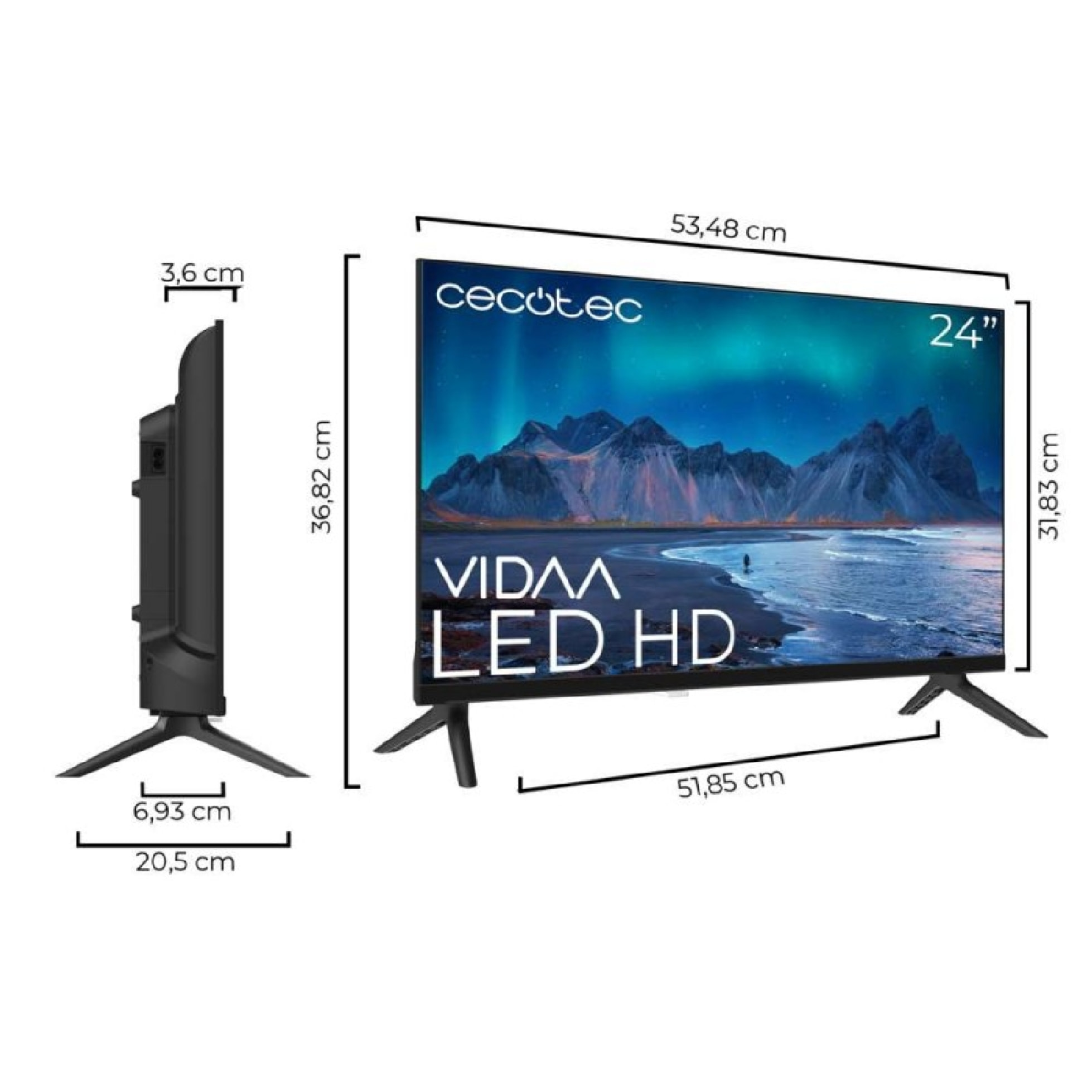 Cecotec Téléviseur LED A5 series ALH50024