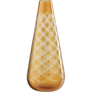 J-Line Vase - verre - doré - small