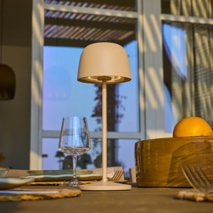 Lampe de table sans fil SOPHIA Sable H28cm