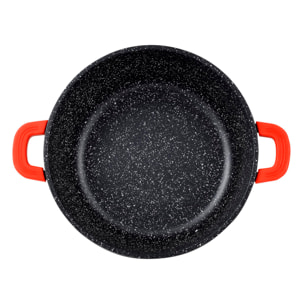 Cacerola Ø20x9cm con tapa en Aluminio fundido CHROMA Bergner