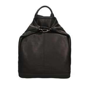 Borsa a mano convertibile in zaino  da uomo In Vera pelle Made in Italy 32x39x10 cm