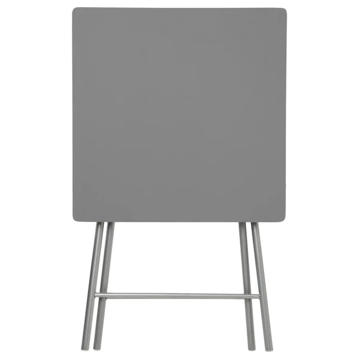 Table pliante 2 places gris