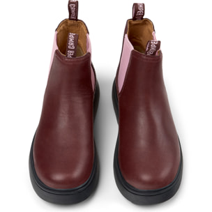 Botines - CAMPER Norte - Burdeos - Cuero liso