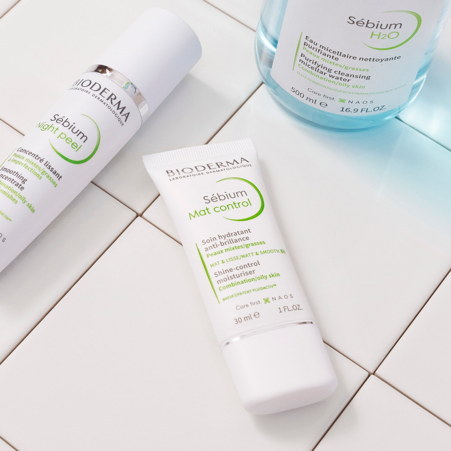 Sébium Mat Control - Soin Hydratant Anti-Brillance - Peaux Sensibles Mixtes à Grasses 30 ml