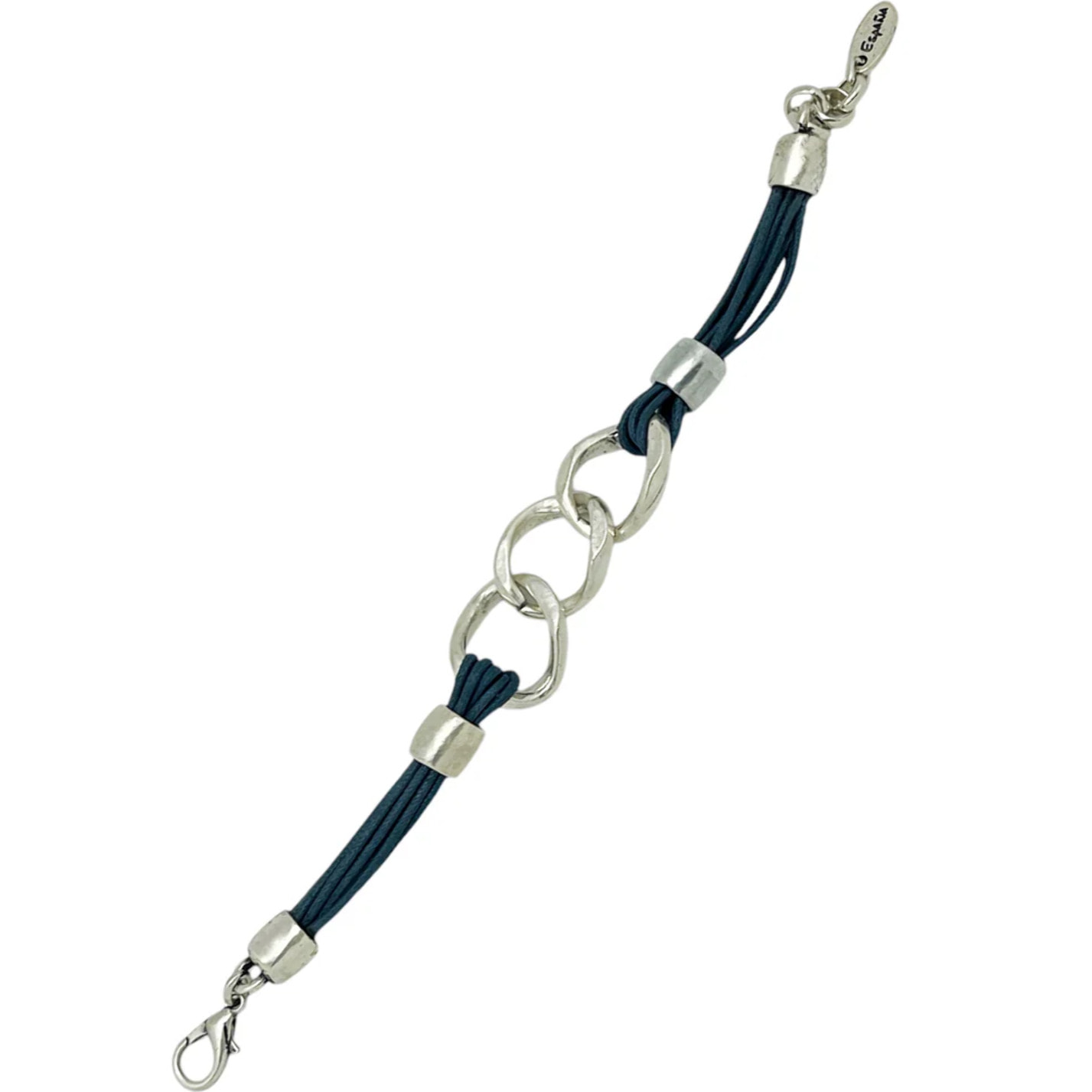 Pulsera Trial en Azul plata 10µ