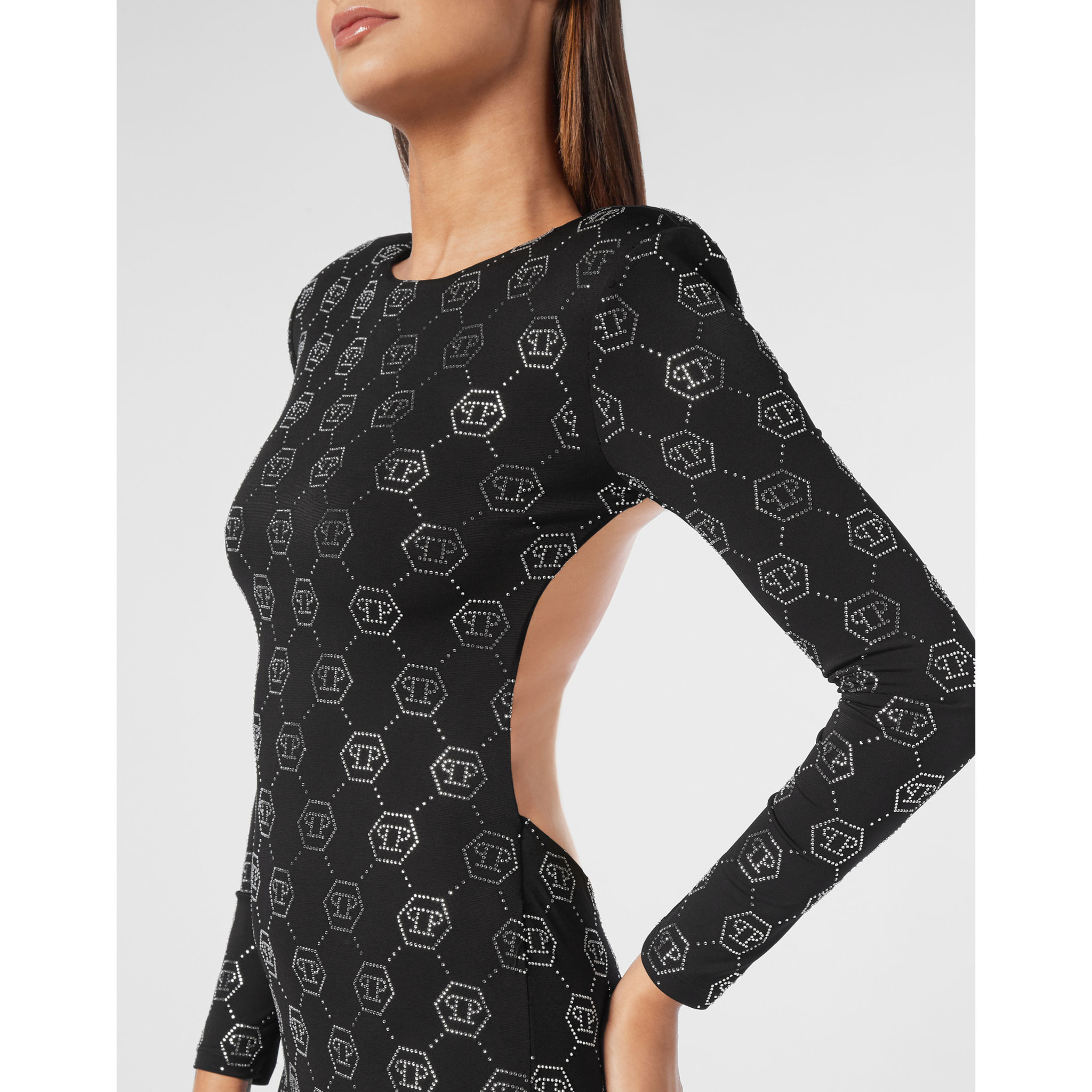 PHILIPP PLEIN Vestido largo MONOGRAM