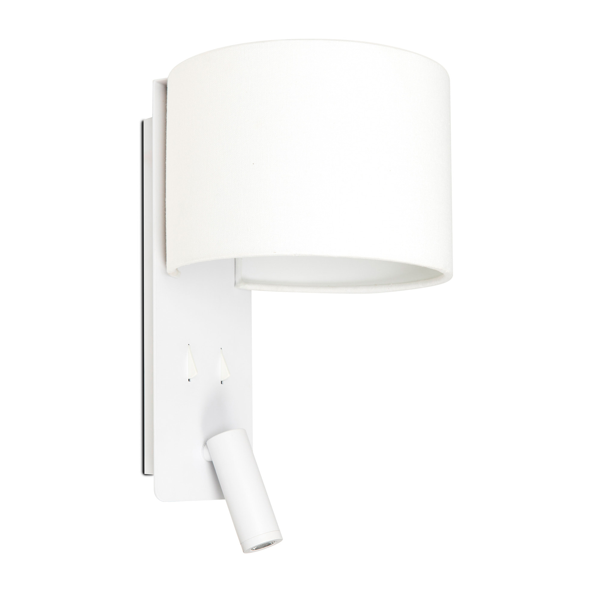 FOLD Lampe applique blanche avec lecteur LED