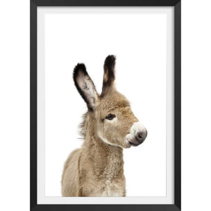 Affiche enfant anon  Affiche + cadre en bois - Noir