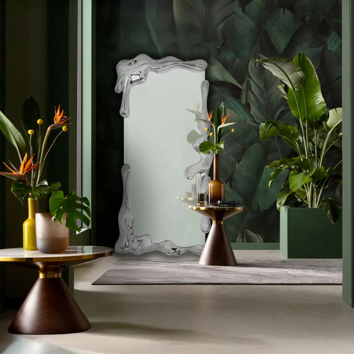 Miroir Lava 180x90cm argenté Kare Design
