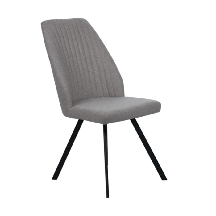 Chaise aux fines coutures apparentes - LOOPY