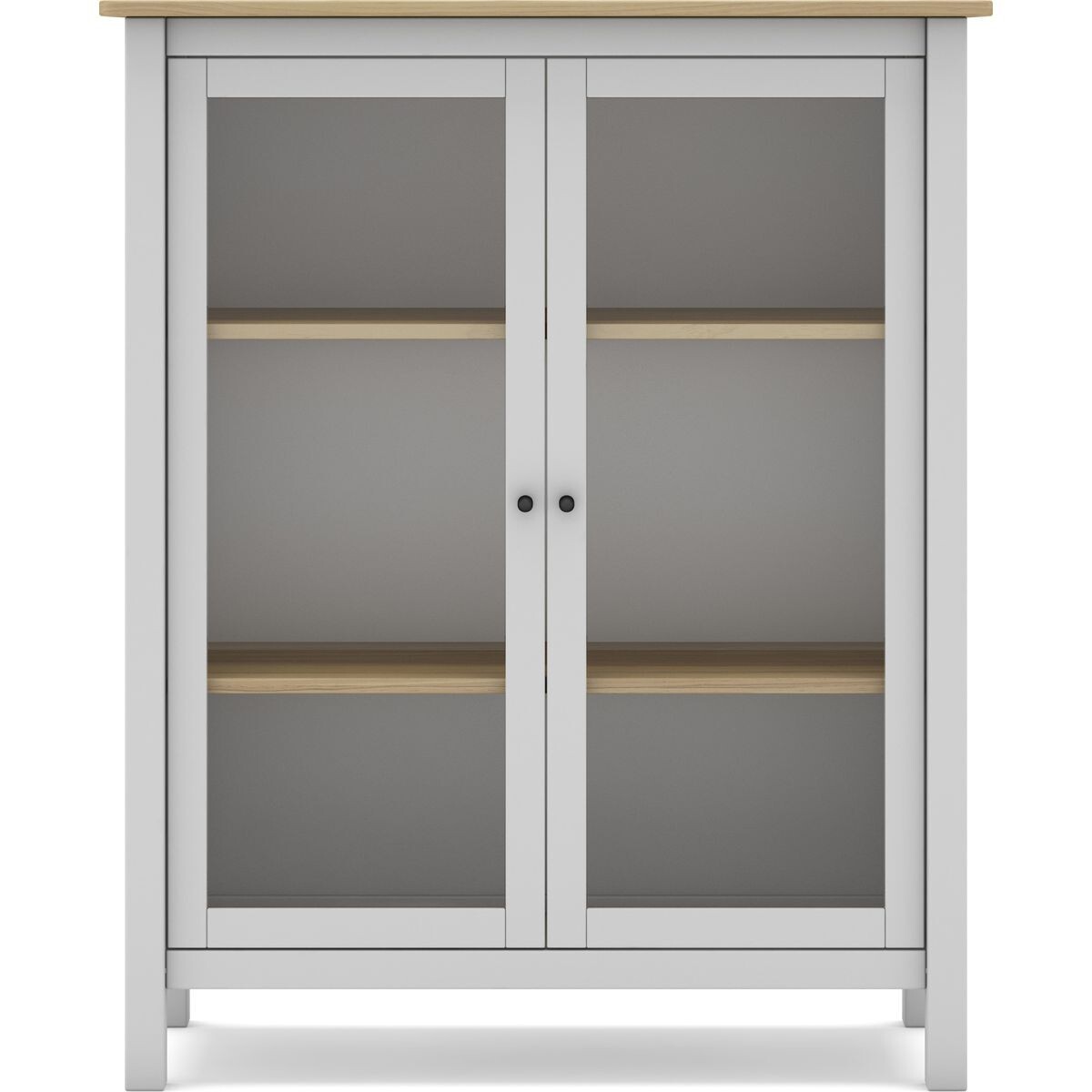 Vaisselier 2 portes en bois massif - MACHA