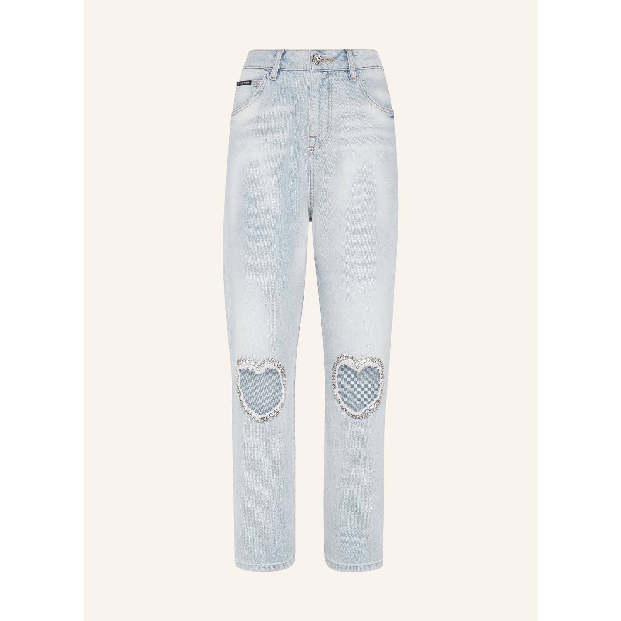 PHILIPP PLEIN Pantalones vaqueros Loose Fit HEART