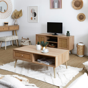 Table Basse - HOME DECO FACTORY - Bali - Bois - Marron