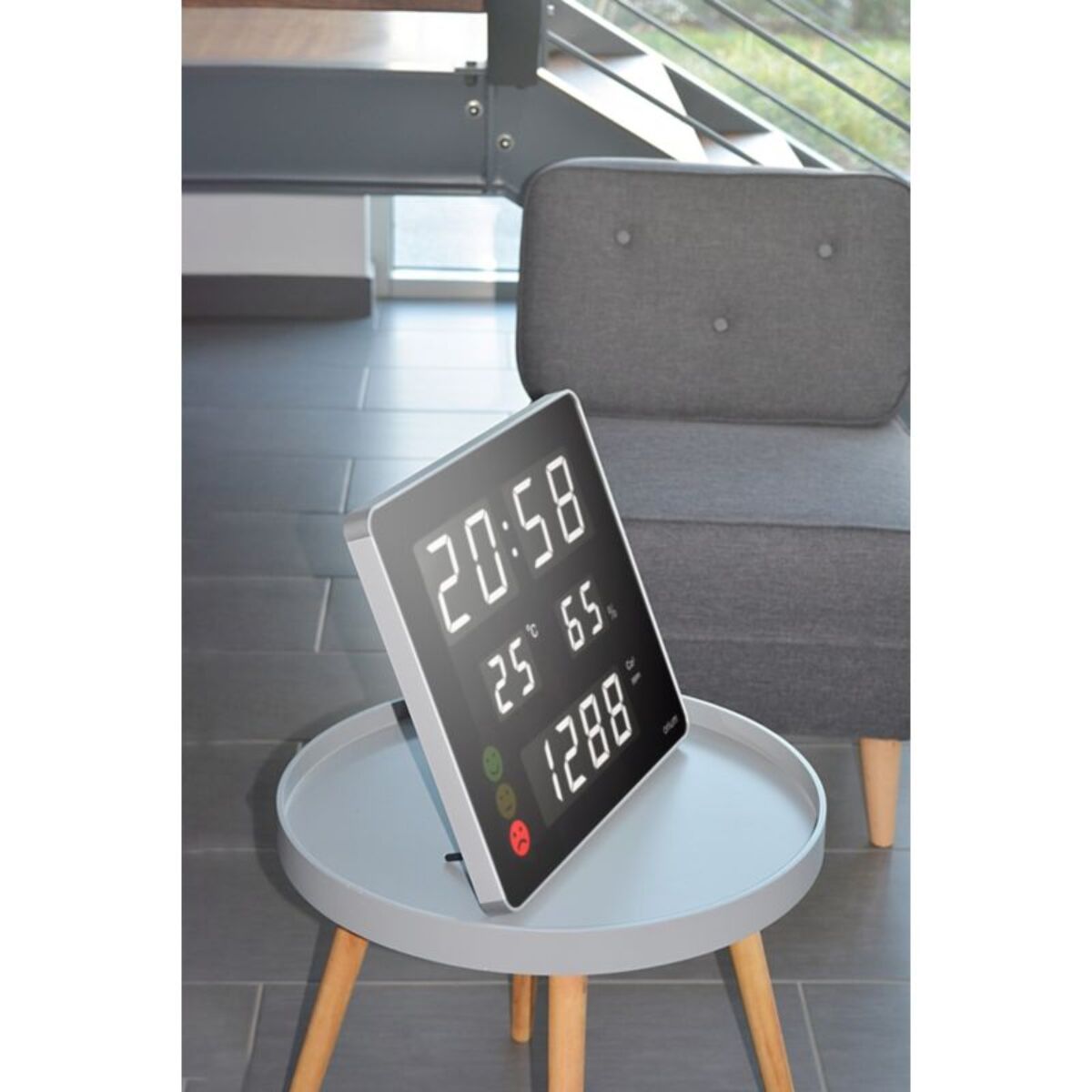 Capteur ORIUM Mesureur de CO2 & horloge Quaelis 18