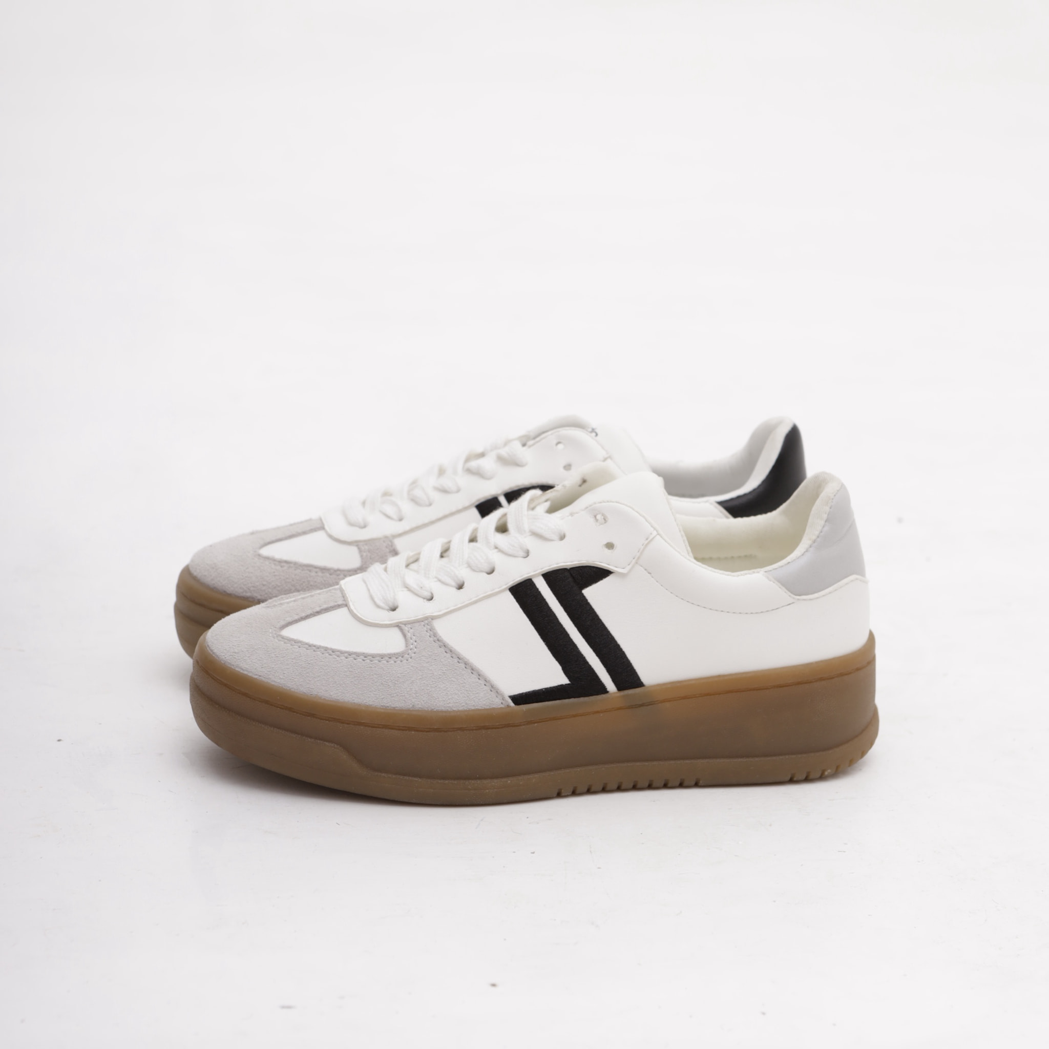 SNEAKERS PLATFORM CHOCOLA' BIANCO