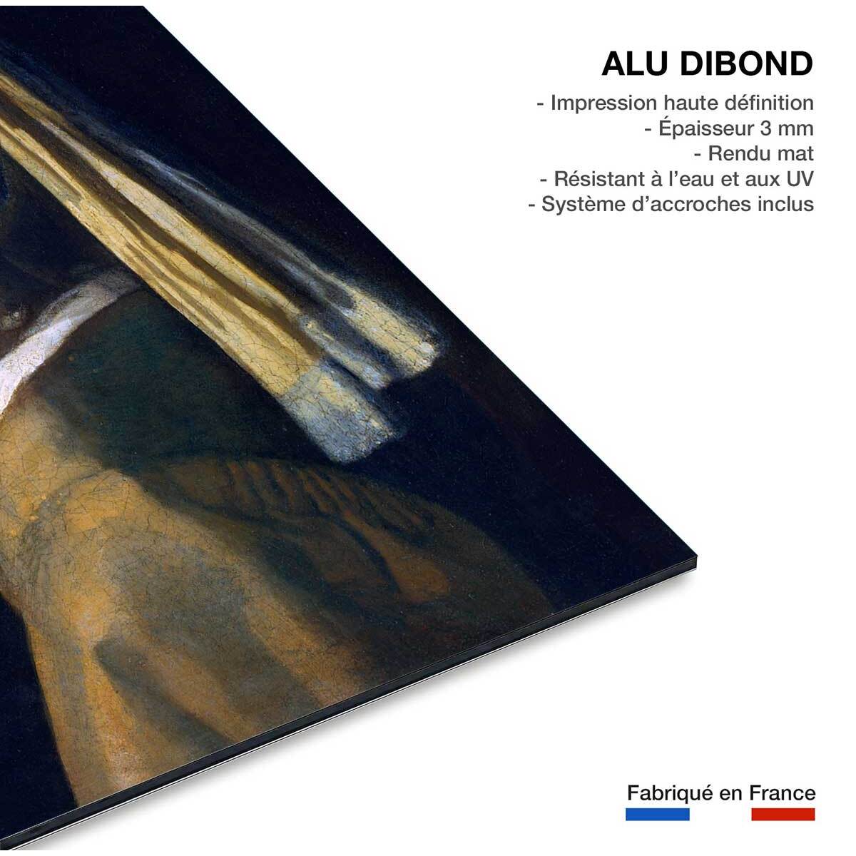 Tableau la jeune à la perle de vermeer  Tableau alu Dibond