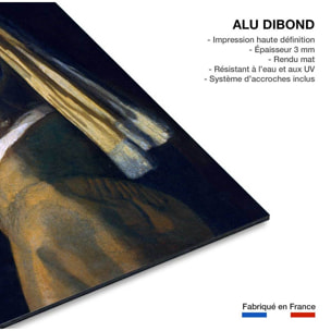 Tableau la jeune à la perle de vermeer  Tableau alu Dibond