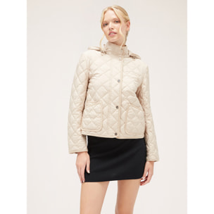 Motivi - Chaqueta acolchada con capucha - Beige