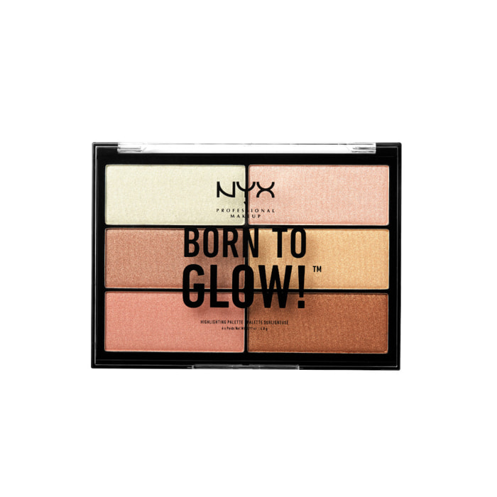 NYX Professional Makeup Palette Illuminatrice Born To Glow Highlighting Palette