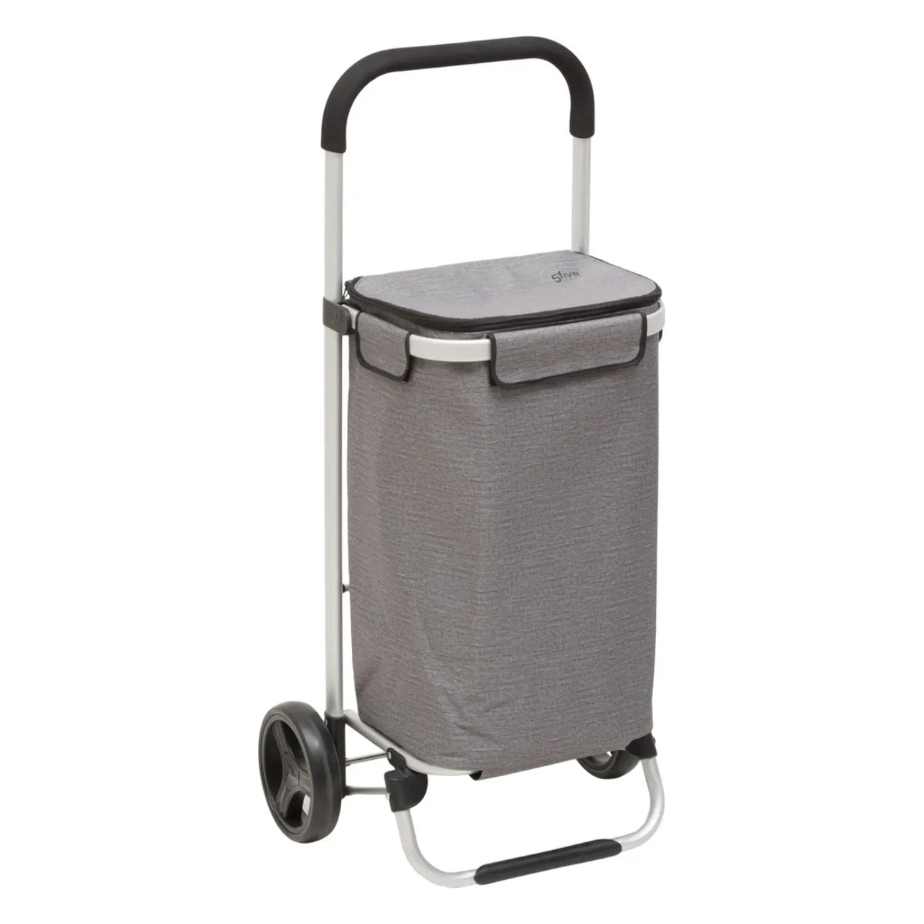 Chariot de courses isotherme gris