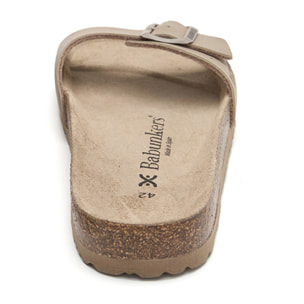 SANDALIA BABUNKERS MARRON