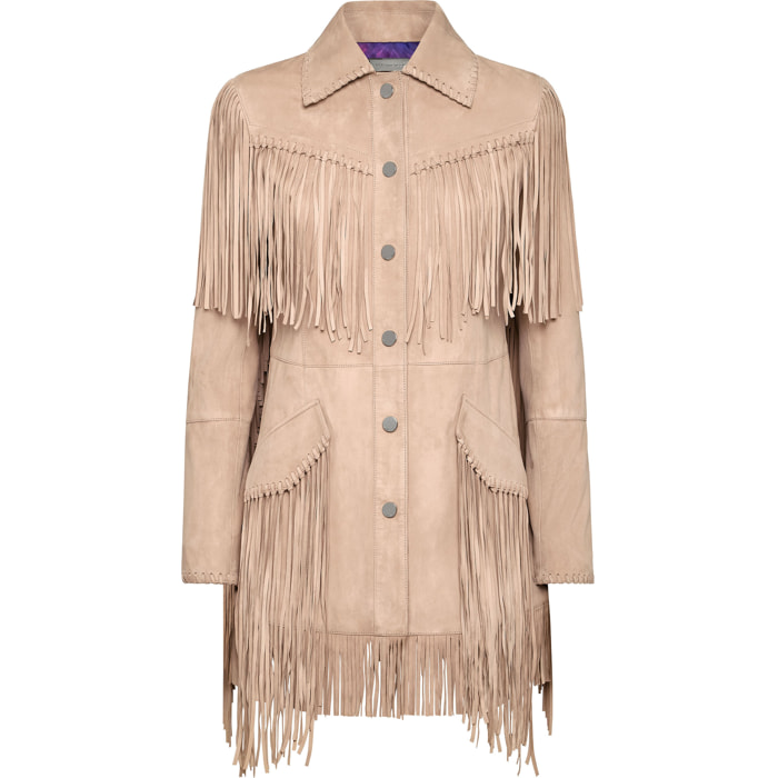 PHILIPP PLEIN Chaqueta de cuero GOTHIC PLEIN