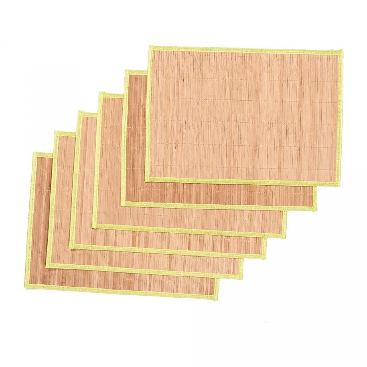 Set de table tissé en bambou LOT DE 6 JUHE