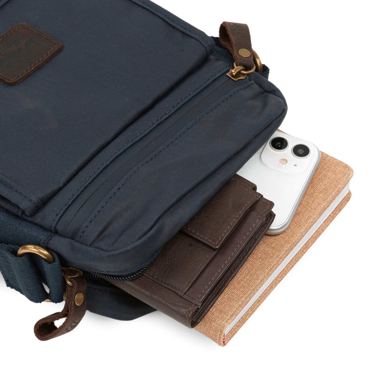 Bandolera Hombre Textil Lois Hubbard Marino