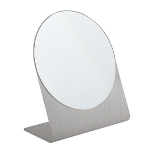 Miroir rond à poser Inox ALENA Brushed Spirella