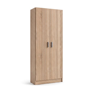 Armario de 2 puertas en roble canadian 73x180 cm Multi Useful 73 Roble