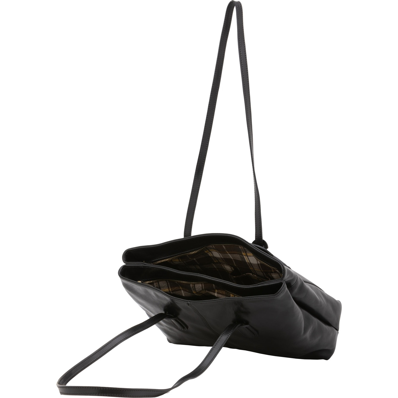 Borsa a spalla da donna - Modello Iduna Lux - Vera pelle - 35.0 x 26.0 x 12.0 cm