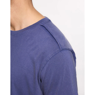 Camiseta Manga Corta Azul Marino - Nurea