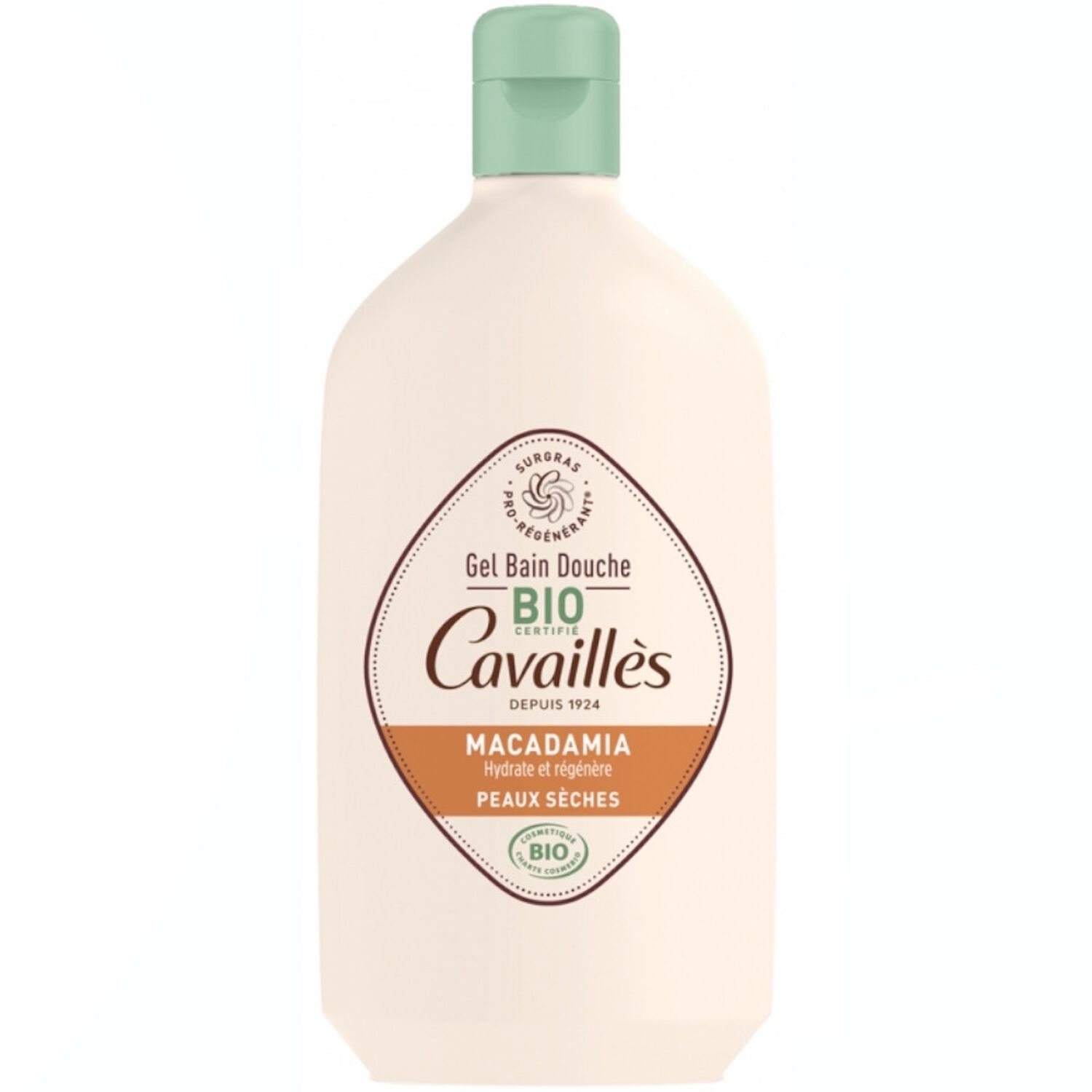 Macadamia - Gel Bain & Douche - Peaux Sèches Bio 400 ml
