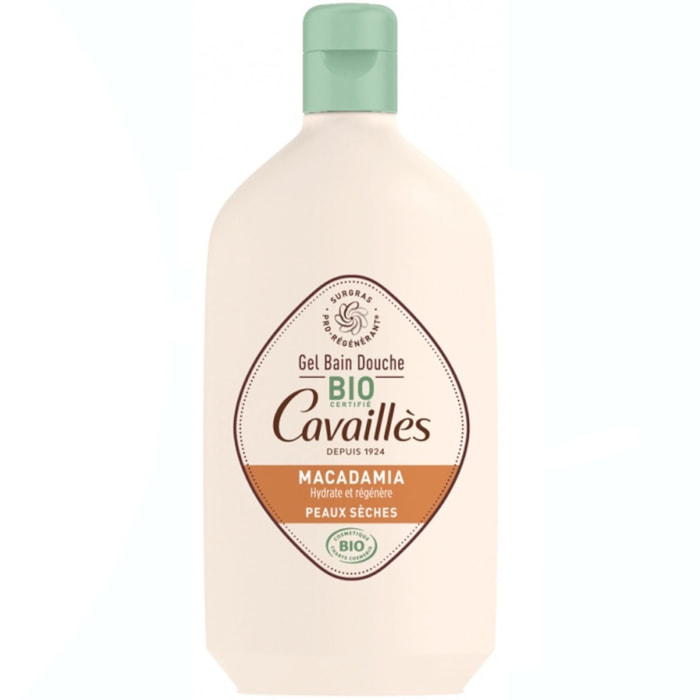 Macadamia - Gel Bain & Douche - Peaux Sèches Bio 400 ml