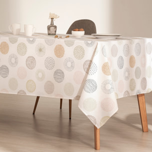 Nappe anti-tâches 100% coton NILO BEIGE