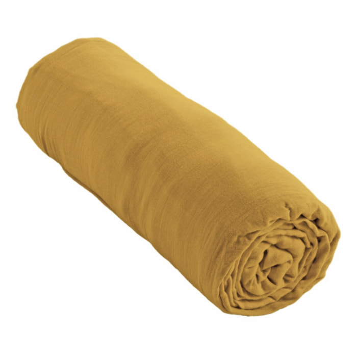 Drap plat en gaze de coton 240 x 300 cm - GAIA