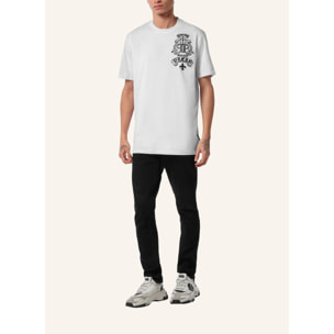 PHILIPP PLEIN Camiseta de cuello redondo y manga corta TATTOO