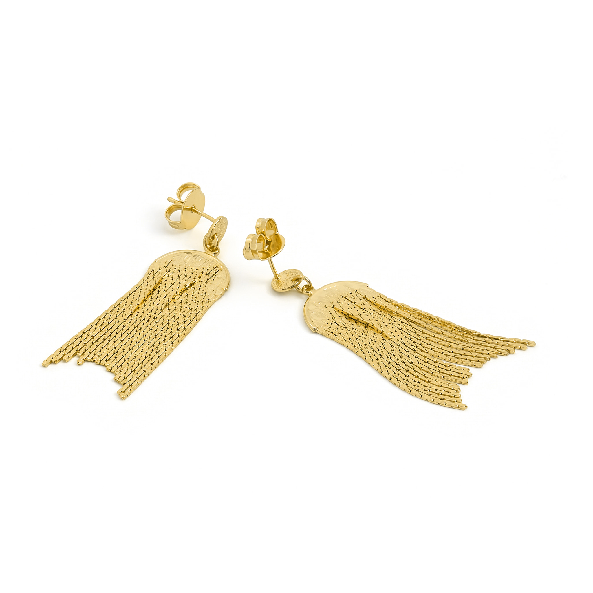 Pendientes acabado en oro amarillo de 18k
