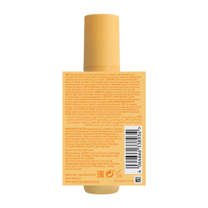 WELLA Invigo Spray Solar Protección UV 150ml