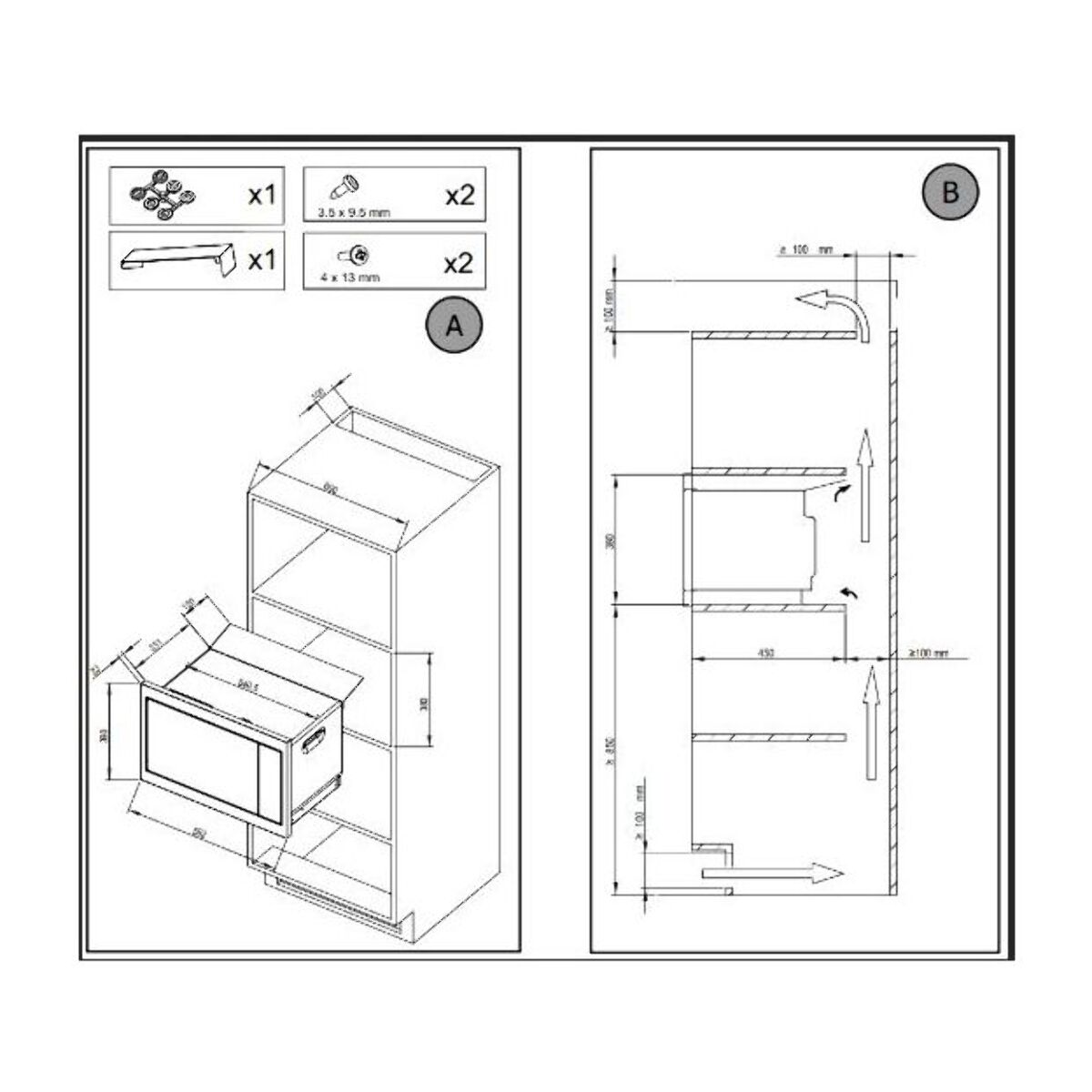 Micro ondes encastrable DE DIETRICH DME4310W Blanc Eternel