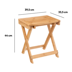 Tabouret pliant Bambou