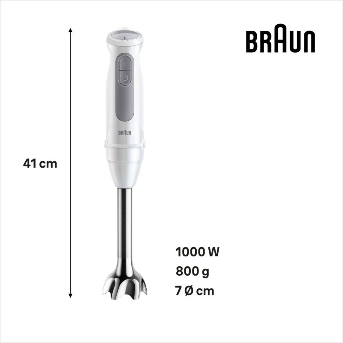 Mixeur BRAUN plongeant MultiQuick 5 MQ50220M