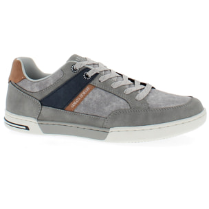 Armata di Mare Scarpe Uomo Sneakers Casual Stringate con Soletta Rimovibile in Memory Foam AMU 1M921 Grey