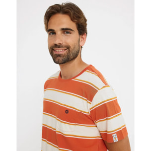 Camiseta Manga Corta Naranja - Kenneth