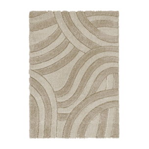 Tapis shaggy design sculpté VELVET