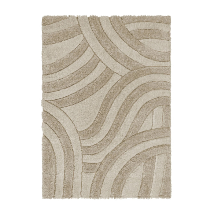 Tapis shaggy design sculpté VELVET