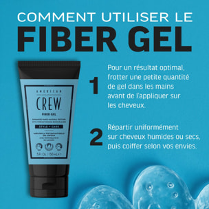 Crew Styling - Coiffant-soin hybride Fiber Gel 150ml