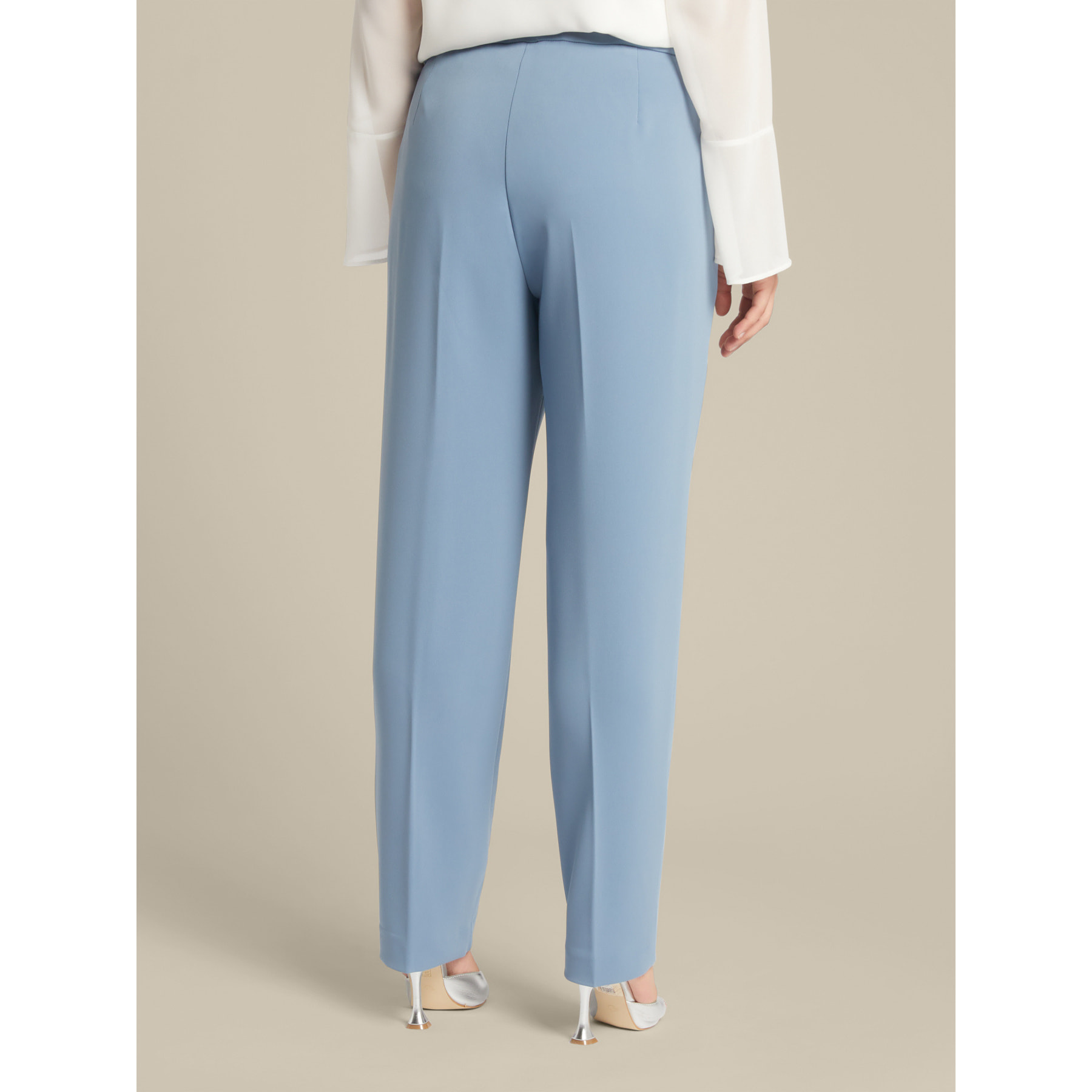 Elena Mirò - Pantalones slim de crepé - Light - blue