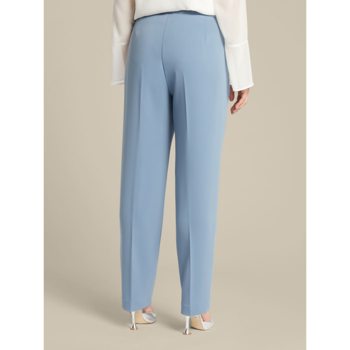 Elena Mirò - Pantalones slim de crepé - Light - blue